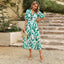 Gabriella | V-Neck Printed Dress