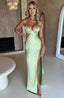 Natalie | Satin Maxi Dress