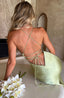 Natalie | Satin Maxi Dress