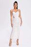 Stormi | Pearl Sequin Midi Dress